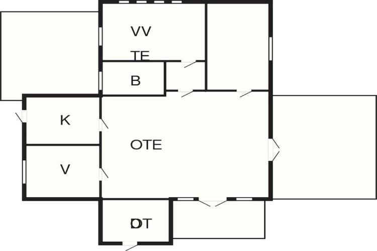 8 Person Holiday Home In R M Kongsmark Kültér fotó